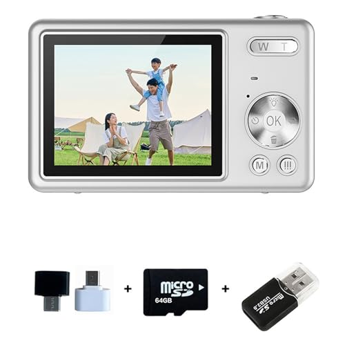デジタルカメラ 4K AF オートフォーカス バッテリー付き (白) デジタルカメラ 4K AF オートフォーカス バッテリー付き (白